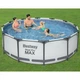 Каркасний басейн Bestway 56418 (100*366 см., об'єм: 9150 л., картриджний фільтр-насос 2006 л/год, драбина, серія: Steel Pro MAX) - изображение 1