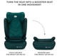 Автокрісло Kinderkraft i-Spark Green (KCISPA00GRE0000) (00-00305241) - зображення 9