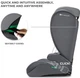 Автокрісло Kinderkraft i-Spark Grey (KCISPA00GRY0000) (5902533924950) - зображення 12