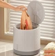 Портативная мини стиральная машинка Mini washing machine на 4л Ультразвуковая стиральная машинка USB MW-23 Белый - изображение 4