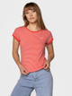 Koszulka damska Lee Cooper ALINE-6040 S Czerwona (5904347388836) - obraz 3