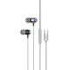 Проводные вакуумные наушники Hoco M122, Type-C, 1.2m, metal gray - изображение 1