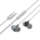 Проводные вакуумные наушники Hoco M122, Type-C, 1.2m, metal gray - изображение 3