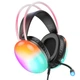 Наушники накладные Hoco W109 Plus игровые с LED подсветкой USB black - изображение 3