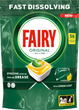 Капсули для посудомийних машин Fairy Original All In One Лимон 56 шт (8700216237352) - зображення 1