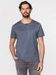 Koszulka męska bawełniana Lee Cooper HENLEY-4587 L Szara (5904347395278) - obraz 3