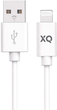 Кабель Xqisit NP USB-A - Lightning 1 м White (4029948221984) - зображення 1