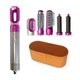 Стайлер фен щітка для волосся 5в1 Hair Brush в кейсі 1000Вт UKC 9234 Pink ТР - зображення 7