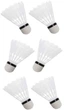 Набор воланов нейлоновых для бадминтона Newt Badminton Shuttlecocks 6 шт Белые (NE-BD-004W) - изображение 1