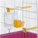Клітка для птахів Ferplast REKORD 1, біла, 35,5 x 24,7 xh 37 cm - зображення 3
