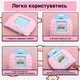 Детская интерактивная игрушка-планшет "Котик" обучающий английский словарь с USB + карточки, 112 шт, розовый (82275442) - изображение 5