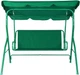 Качель с накрытием 3-местная Funfit Relax 180 см Green, 180 - изображение 3