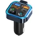 FM-трансмиттер Lencent BT23 Bluetooth 5.0 / MegaBass / QC 3.0 / RGB Black (BT23) - изображение 2