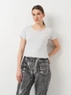 Футболка женская Fruit of the Loom Valueweight Ladies 061372094 XL Серая меланж (Tr2000000014692) - изображение 1