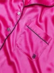 Пижама (сорочка+штани) Victoria's Secret Satin Long Pajama Set Fuchsia Frenzy S яскраво-рожевий - зображення 5