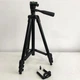 Штатив металевий універсальний для телефону та фотоапарата Tripod 3120 PRO портативний трипод 0,35-1.02м висота. Колір: чорний - изображение 2