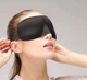 3D маска для сну з опуклостями для очей та носу Чорна - зображення 2
