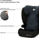 Fotelik samochodowy Kinderkraft i-Spark Czarny (5902533924943) - obraz 13
