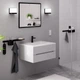 Cмеситель для умывальника однорычажный HANSGROHE Logis черный латунь с донным клапаном 71253670 - изображение 7