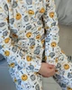 Тепла піжама для хлопчика (кофта та штани) на манжетах з принтом Носи своє 110 Білий (p-4174-89613) - изображение 4