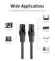 Патч-корд Vention Flat Cat.6 UTP Patch Cable 5M Black (IBJBJ) - изображение 3