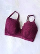 Бюстгальтер женский с кружевом Victoria's Secret Темно-сиреневый А-323 32DD/70E - изображение 1