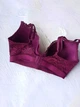 Бюстгальтер женский с кружевом Victoria's Secret Темно-сиреневый А-323 32DD/70E - изображение 3