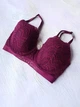 Бюстгальтер женский с кружевом Victoria's Secret Темно-сиреневый А-323 32DD/70E - изображение 4