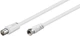 Кабель антенний Goobay RF:F-Coaxial M/M 2.5m 75 Ohm 2xShield D=5mm 70dB білий(75.01.1727) - зображення 1