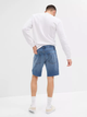 Шорти джинсові GAP V-STRAIGHT DENIM SHORT RIVER 36 Синій 602502-00 - изображение 2