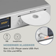 HiFi-ресивер Auna Silver Star CD, 60 Вт RMS, клас D - зображення 4