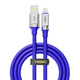 Кабель для заряджання та обміну даними USB YOKI YK-UL61 ULTRA Series USB/Lightning 12W (2.4A/5V) 1.2m Blue - зображення 1