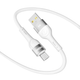 Кабель для зарядки и обмена данными USB YOKI YK-EX11 EXTRA Series USB/МicroUSB 60W (3A/20V) 1.2m White - изображение 4