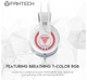 Игровые наушники с микрофоном Fantech HG-20 White 7.1 Channel RGB - изображение 4