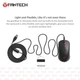 Игровая мышь Fantech UX-3 HELIOS PixArt 3389, 400IPS, 50G, 1600DPI Black - изображение 5