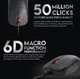 Игровая мышь Fantech UX-3 HELIOS PixArt 3389, 400IPS, 50G, 1600DPI Black - изображение 7