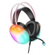 Игровые наушники с микрофоном HOCO W109 Rich Gaming Headphones RGB подсветка Black - изображение 3