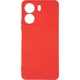 Чохол Fiji Full Soft Premium для Xiaomi Redmi 13C протиударний бампер з мікрофіброю Red - зображення 3