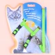 Шлейка с поводком для котят 1 метр Pet Style Зеленая - изображение 1