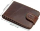 Кредитница мужская 14509 кожаная Vintage коричневая - изображение 7