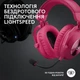 Гарнитура Logitech G Pro X2 Wireless LightSpeed Magenta (981-001275) - изображение 4
