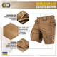 Шорты M-Tac Aggressor Short Coyote Brown Размер XL - изображение 2