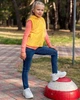 Жилетка для дівчинки (з капюшоном) Носи своє 110 Жовтий (p-12131-134513) - зображення 4