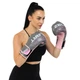 Боксерские перчатки Zelart Fight Gear 9056 12 унций Grey-Pink - изображение 4