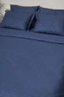 Комплект постельного белья Moon&Star Детский 110х140 наволочки 2х40х40 Delfi Blue Satin Stripe (MS-830000172) - изображение 3
