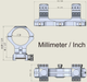 Кронштейн моноблок 34 мм Vector Optics High 20MOA SCTM-58 - изображение 5