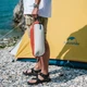 Стул складной Naturehike Moon YL08 NH20JJ027, 600D Oxford / алюминий Бело-оранжевый (6976023923050) - изображение 8