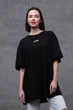 Жіноча Оверсайз Футболка З Принтом Without 1702 Black 2XL/3XL (8049243) - изображение 2