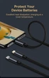 Кабель швидка зарядка 3в1 MicroUSB+Type-C+Lightning 3-in-1 Fast Charging BASEUS 1.2м - зображення 8