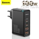 Мережевий зарядний пристрій BASEUS GaN2 Pro Fast Charger 100W 2USB+2Type-C 5A Black - зображення 12